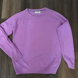 LOCHMERE 100% cashmere sweater *Fits like small* lavender machine washable knit